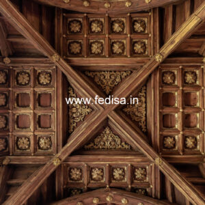 Wooden Ceiling Design Ceiling Design 2 Fan No-11870