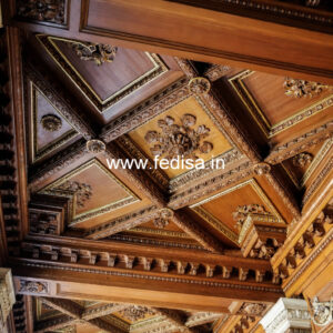 Wooden Ceiling Design Pop Design For Dining No-11883