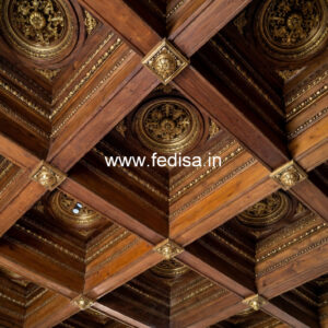 Wooden Ceiling Design Pop Hall Ka Design No-11885