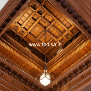 Wooden Ceiling Design Pop False Ceiling Hall Design No-11887