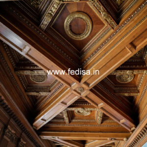 Wooden Ceiling Design False Ceiling Flower Design Price No-11893