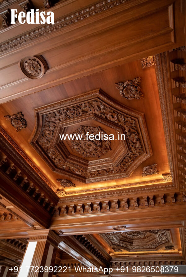 Wooden Ceiling Design Britto Design No-11897 - Fedisa