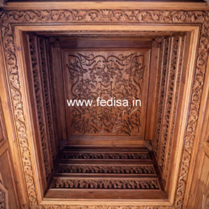 Wooden Ceiling Design Gypsum Down Ceiling Design No-11901