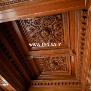 Wooden Ceiling Design Pop For Ceiling Hall Design No-11919
