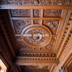 Wooden Ceiling Design False Ceiling With Cnc Cutting No-11929