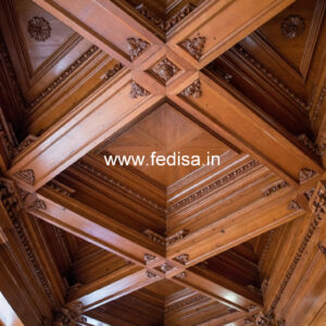 Wooden Ceiling Design Blackpop Wallpaper No-11958