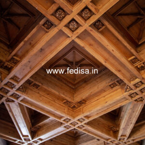 Wooden Ceiling Design Duplex False Ceiling No-11971