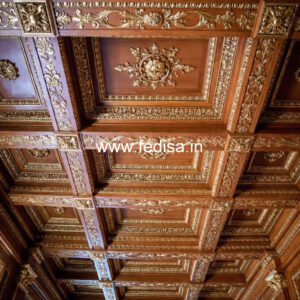 Wooden Ceiling Design Pop Plus Minus Simple Design No-11991