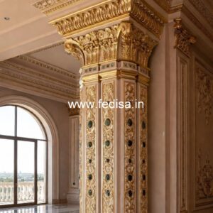 Wooden Pillar Design for Classic Look PD-5056