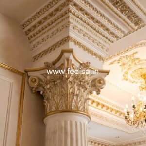 Stylish Wooden Column Design for Homes PD-5117