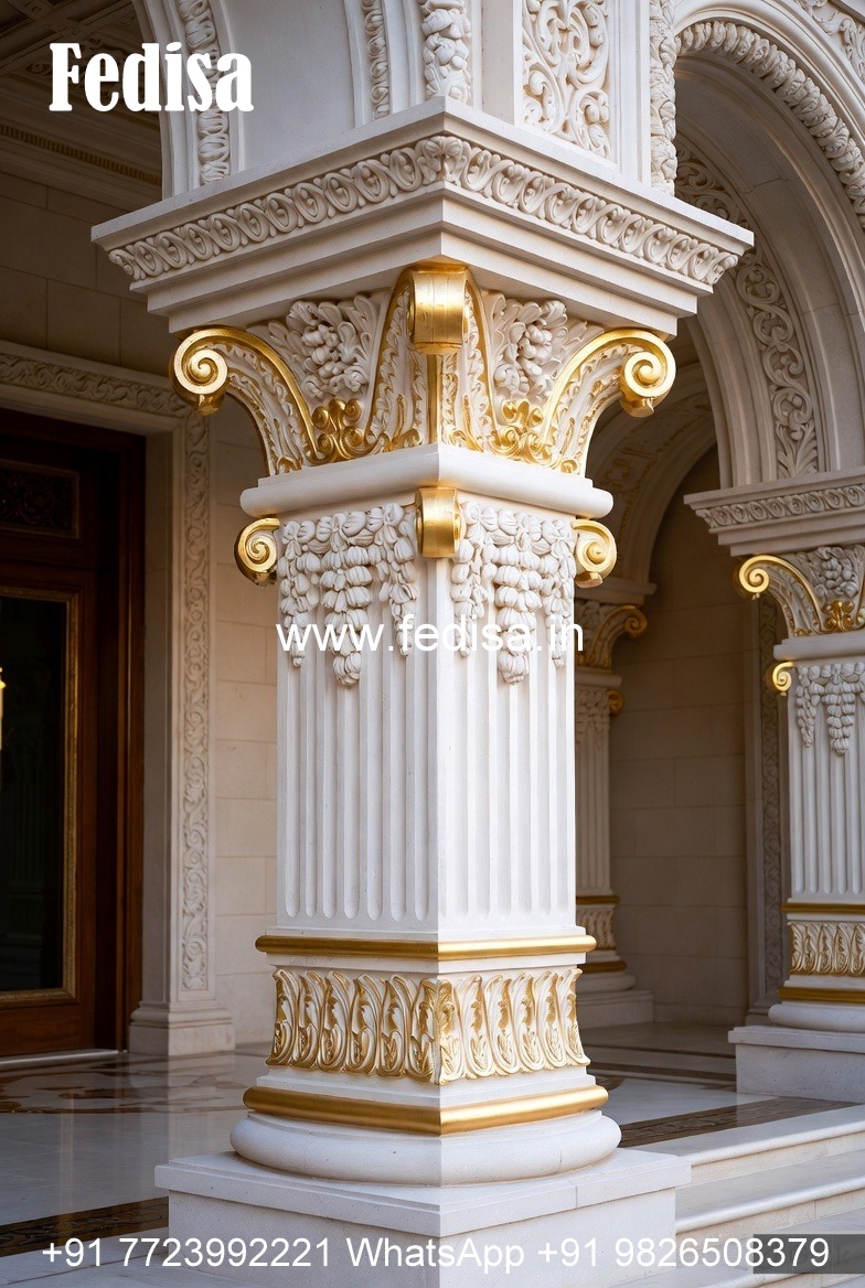 Modern Column Design for Home Entry PD-5230
