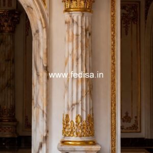 Marble Column Design Ideas for Interiors PD-5272