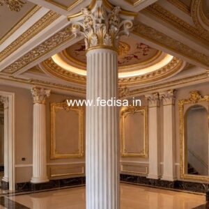Wooden Pillar Design for Luxury Homes PD-5273