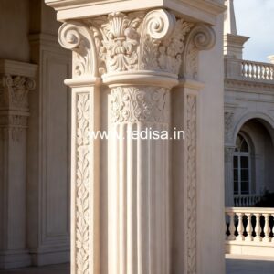 Stylish Pillar Ideas with Wood Finish PD-5394