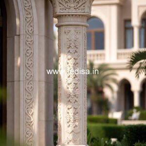 Wooden Pillar Designs That Feel Warm & Luxurious PD-5536