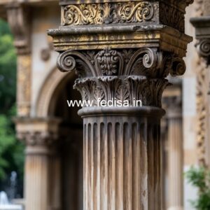 Marble Column Design Ideas for Premium Spaces PD-5708