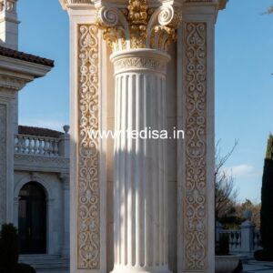 Marble Column Design for Homes PD-5793