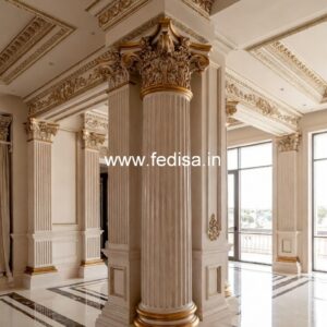 Stylish Wooden Column Design for Homes PD-5901