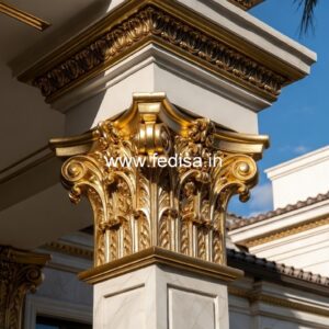 Wooden Column Design for Classic Interiors PD-5915