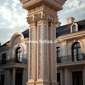 Stylish Marble Column Design Ideas PD-6007