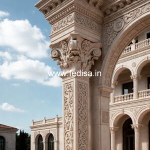 Stone Pillar Design Ideas for Grand Entrance PD-6038