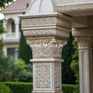 Gold Accent Pillar Designs That Scream Luxury PD-6306