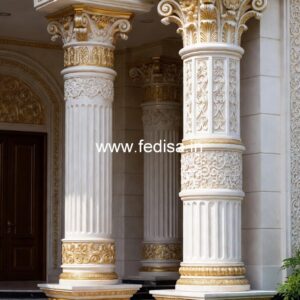 Classic Carved Pillars for Elegant Interiors PD-6357