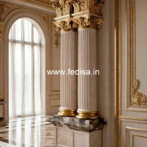 Wooden Pillar Design for Classic Look PD-6624