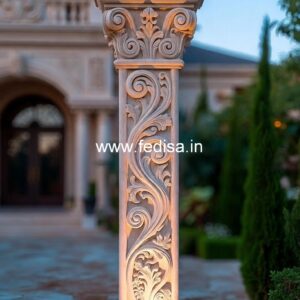 Pillar Design for Modern Villa Exterior PD-6922