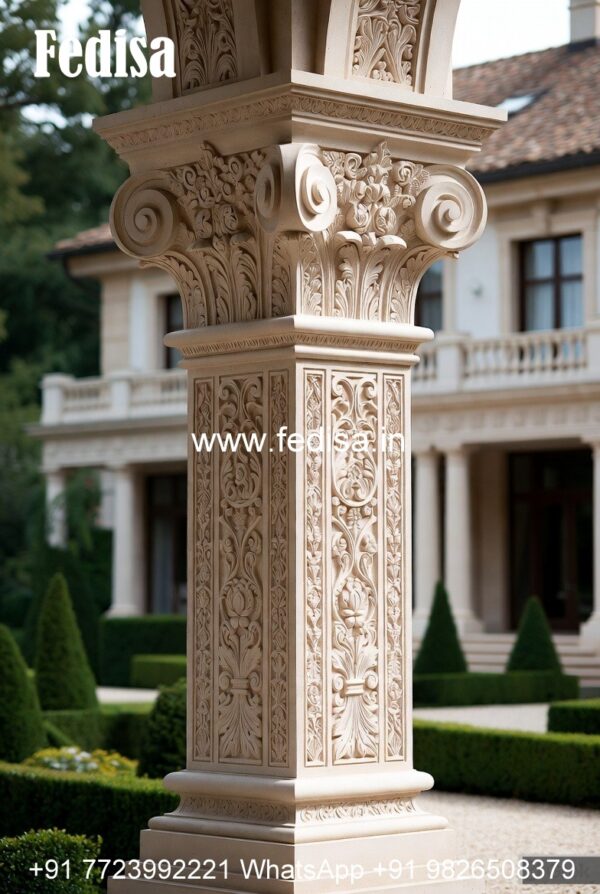Elegant Stone Column Design Inspiration PD-6935 - Fedisa