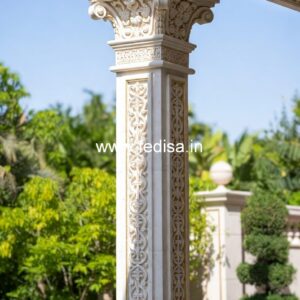 Gold Accent Pillar Designs That Scream Luxury PD-7090