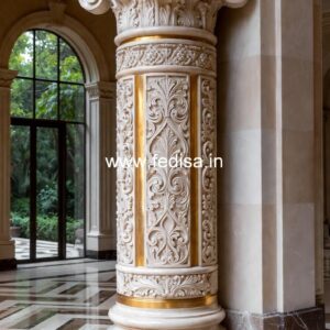 Marble Column Design for Elegant Spaces PD-7377