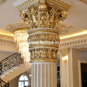 Wooden Column Design for Interior Decoration PD-7433