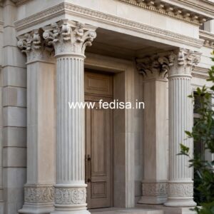 Marble Column Design Ideas for Interiors PD-7624