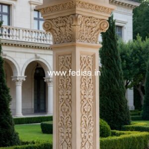 Intricate Pillar Carving Designs PD-7655