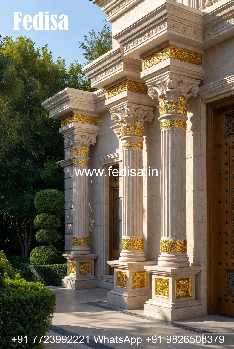 Traditional Carved Wooden Pillars PD-7656