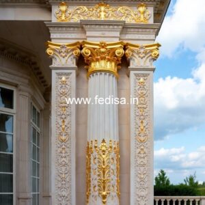 Carved Column Design for Luxury Homes PD-8068