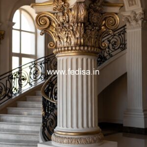 Exterior Column Design for Luxury Villas PD-8122