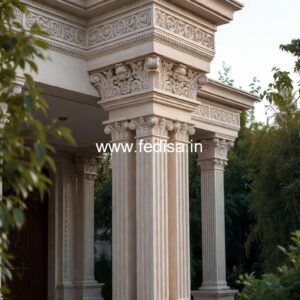 Exterior Decorative Column Ideas PD-8215