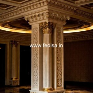 Stylish Pillar Ideas with Wood Finish PD-8530