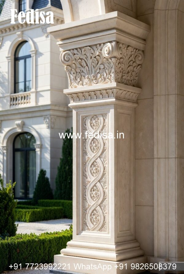 Concrete Pillar Ideas with a Modern Twist PD-8675 - Fedisa