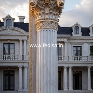 Marble Column Design Ideas for Premium Spaces PD-8844