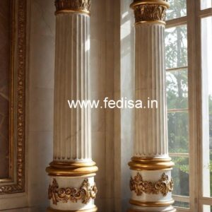 Carved Column Design for Luxury Homes PD-1012