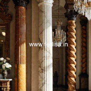 Wooden Column Design for Classic Interiors PD-1211
