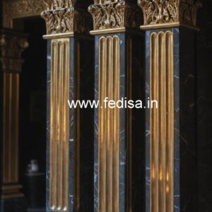 Stone Pillar Design Ideas for Grand Entrance PD-1334