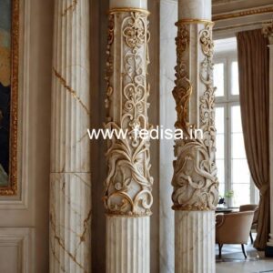 Luxury Carving Pillar Designs for Villas PD-1659