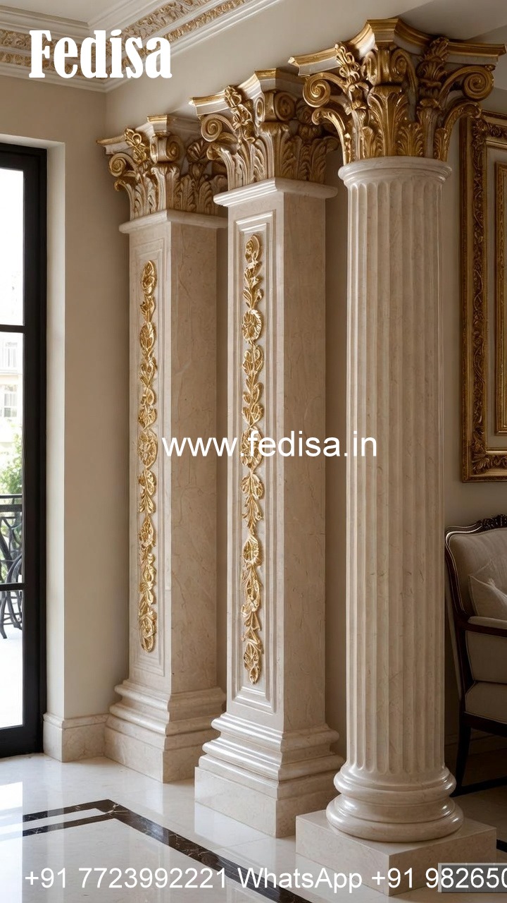 Exterior Column Design for Luxury Villas PD-1850