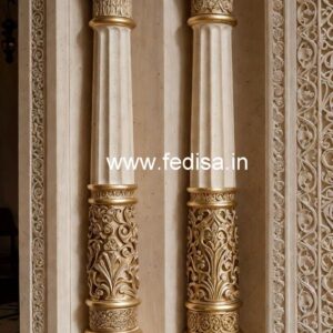 Stone Pillar Design Ideas for Grand Entrance PD-2118