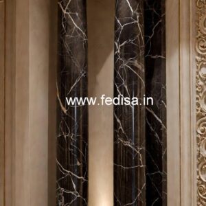 Wooden Pillar Design for Luxury Homes PD-2137