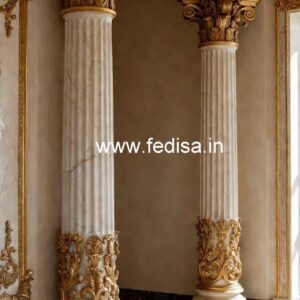 Carved Pillar Design Ideas for Royal Homes PD-2166